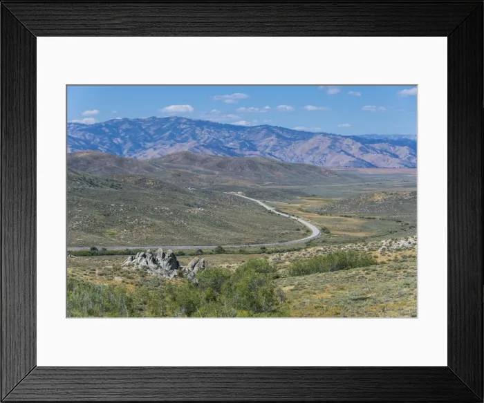 Framed Print : View over the Sawtooth National Forest north of Sun Valley, Idaho, United States of America, North America Framed Print : View over the Sawtooth National Forest north of Sun Valley, Idaho, United States of America, North America