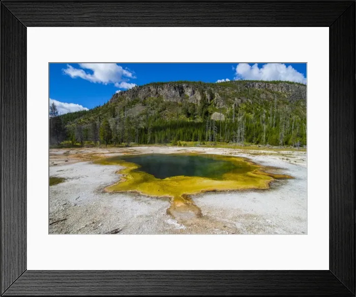Framed Print : Colourful Emerald Pool, Black Sand Basin, Yellowstone National Park, UNESCO World Heritage Site, Wyoming, United States of America, North America Framed Print : Colourful Emerald Pool, Black Sand Basin, Yellowstone National Park, UNESCO World Heritage Site, Wyoming, United States of America, North America