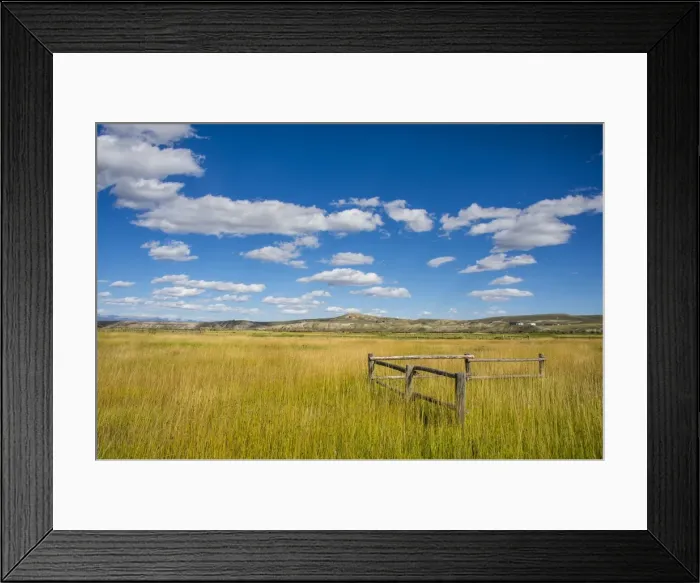 Framed Print : Low lying clouds in southern Wyoming, United States of America, North America Framed Print : Low lying clouds in southern Wyoming, United States of America, North America