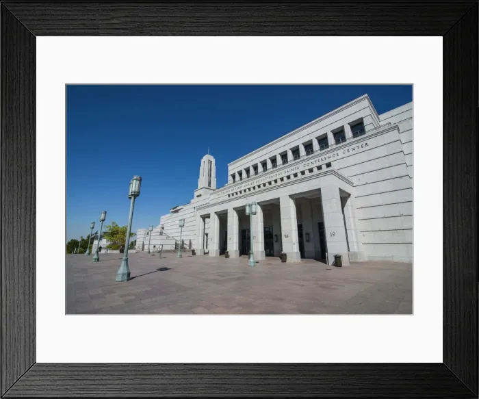 Framed Print : Mormon Conference Center on Temple Square, Salt Lake City, Utah, United States of America, North America