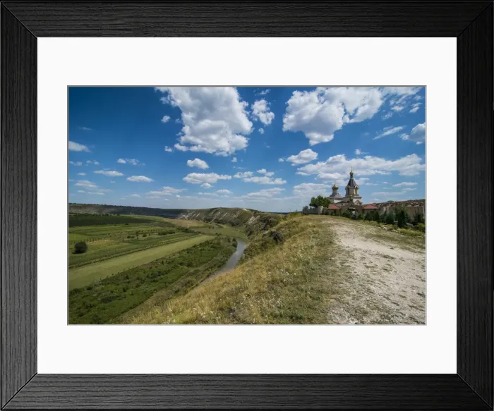 Framed Print : The historical complex of old Orhei (Orheiul Vechi), Moldova, Europe