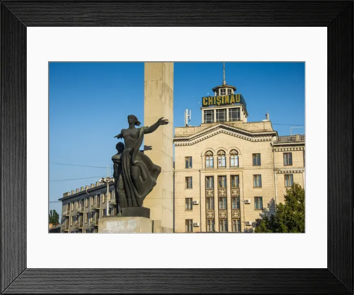 Framed Print : Liberty Monument at Liberty Square in Chisinau capital of Moldova, Eastern Europe Framed Print : Liberty Monument at Liberty Square in Chisinau capital of Moldova, Eastern Europe