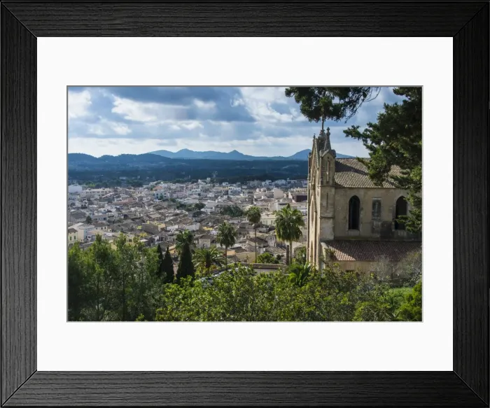 Framed Print : Parish church of Transfiguracio del Senyor, Arta, Mallorca, Balearic Islands, Spain, Europe