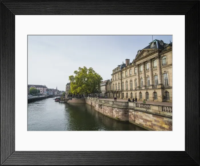 Framed Print : Houses along the Ill River, Strasbourg, Alsace, France, Europe Framed Print : Houses along the Ill River, Strasbourg, Alsace, France, Europe