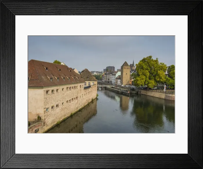 Framed Print : Barrage Vauban, former city fortifications on the Ill River, barrage, Strasbourg, Alsace, France, Europe Framed Print : Barrage Vauban, former city fortifications on the Ill River, barrage, Strasbourg, Alsace, France, Europe