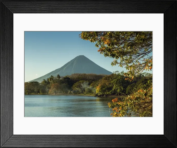 Framed Print : Active Concepcion Volcano seen from Merida in the islands Southeast, Merida, Volcan Maderas, Omotepe Island, Lake Nicaragua, Nicaragua, Central America Framed Print : Active Concepcion Volcano seen from Merida in the islands Southeast, Merida, Volcan Maderas, Omotepe Island, Lake Nicaragua, Nicaragua, Central America