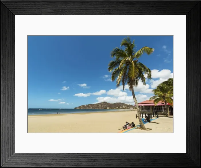 Framed Print : The half moon town beach at this popular tourist hub for the southern surf coast, San Juan del Sur, Rivas Province, Nicaragua, Central America Framed Print : The half moon town beach at this popular tourist hub for the southern surf coast, San Juan del Sur, Rivas Province, Nicaragua, Central America