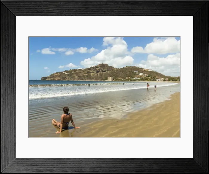 Framed Print : Lookout hill overlooking the beach at this popular tourist hub for the southern surf coast, San Juan del Sur, Rivas, Nicaragua, Central America Framed Print : Lookout hill overlooking the beach at this popular tourist hub for the southern surf coast, San Juan del Sur, Rivas, Nicaragua, Central America