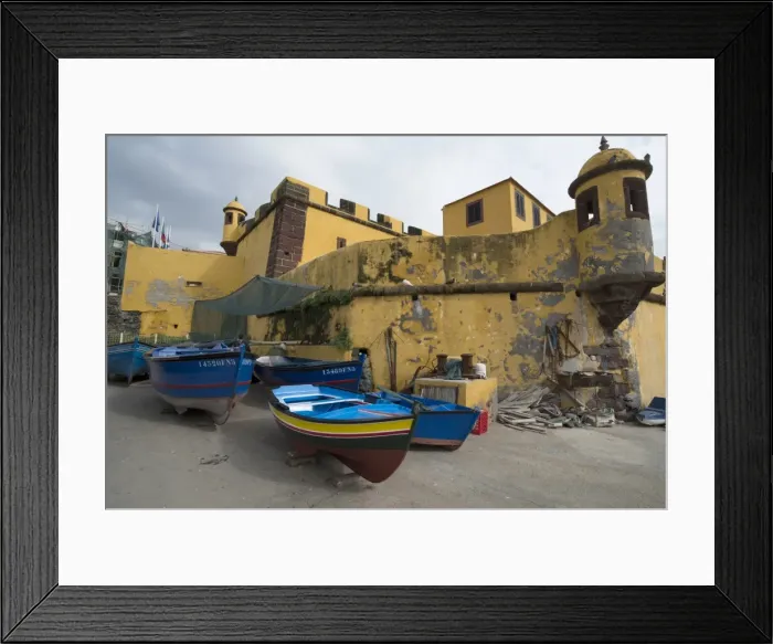 Framed Print : Sao Tiago Fort, Funchal, Madeira, Portugal, Atlantic, Europe Framed Print : Sao Tiago Fort, Funchal, Madeira, Portugal, Atlantic, Europe