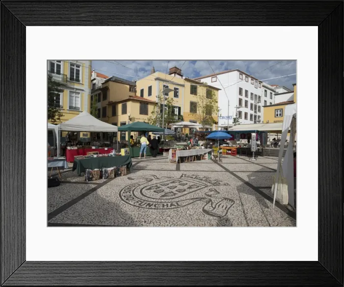 Framed Print : Craft stalls, Funchal, Madeira, Portugal, Atlantic, Portugal Framed Print : Craft stalls, Funchal, Madeira, Portugal, Atlantic, Portugal