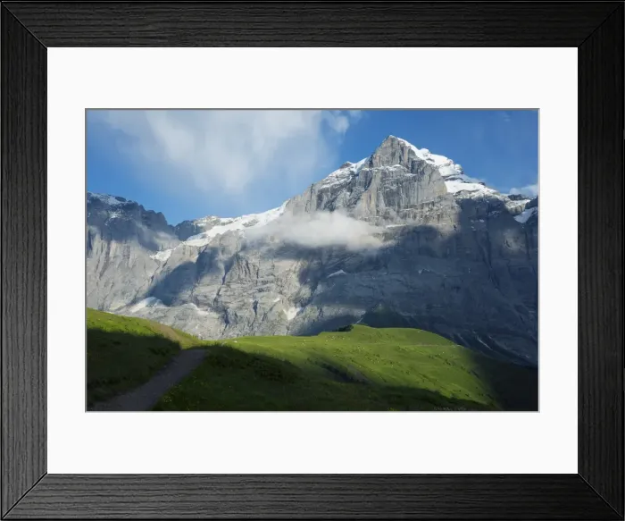 Framed Print : Wetterhorn 3692m, Jungfrau-Aletsch, UNESCO World Heritage Site, Swiss Alps, Switzerland, Europe Framed Print : Wetterhorn 3692m, Jungfrau-Aletsch, UNESCO World Heritage Site, Swiss Alps, Switzerland, Europe