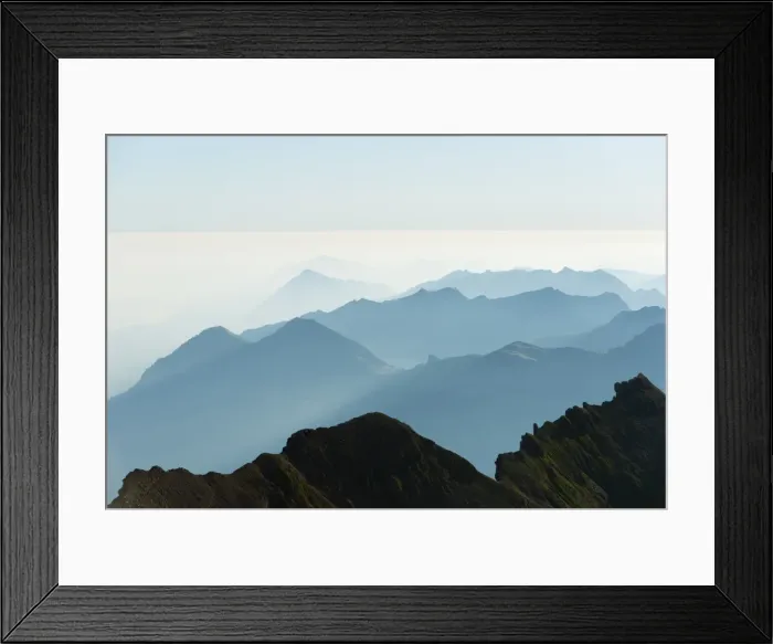 Framed Print : Mountain silhouette at dawn, Jungfrau-Aletsch, UNESCO World Heritage Site, Swiss Alps, Switzerland, Europe Framed Print : Mountain silhouette at dawn, Jungfrau-Aletsch, UNESCO World Heritage Site, Swiss Alps, Switzerland, Europe