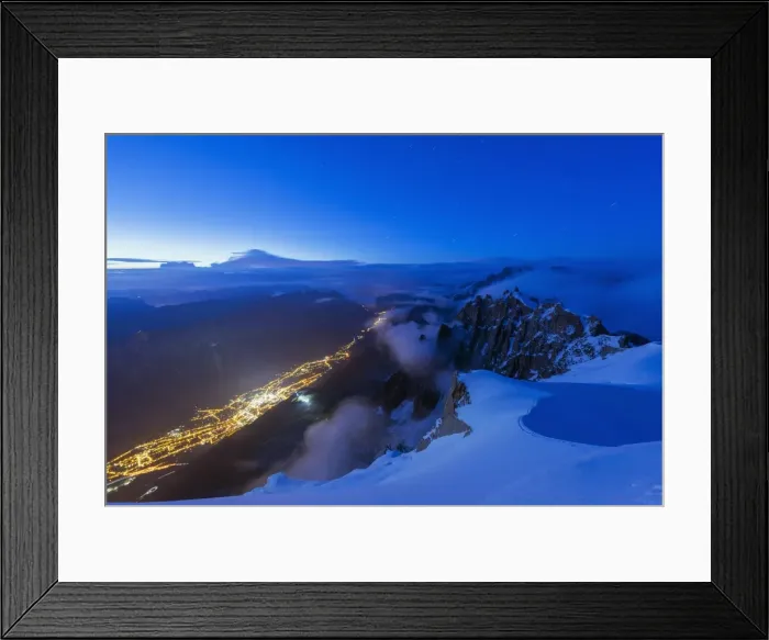 Framed Print : Chamonix from Aiguille du Midi, Rhone Alps, Haute Savoie, France, Europe Framed Print : Chamonix from Aiguille du Midi, Rhone Alps, Haute Savoie, France, Europe