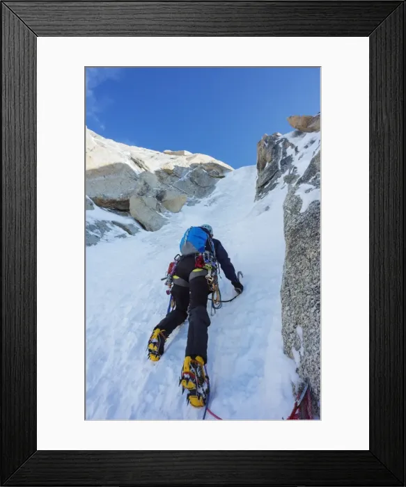 Framed Print : Chere couloir on Mont Blanc du Tacul, Chamonix, Rhone Alps, Haute Savoie, France, Europe Framed Print : Chere couloir on Mont Blanc du Tacul, Chamonix, Rhone Alps, Haute Savoie, France, Europe