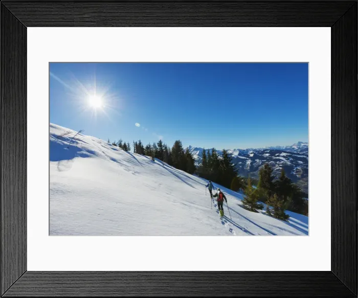 Framed Print : Snow shoeing at Les Houches, Chamonix Valley, Rhone Alps, Haute Savoie, France, Europe Framed Print : Snow shoeing at Les Houches, Chamonix Valley, Rhone Alps, Haute Savoie, France, Europe