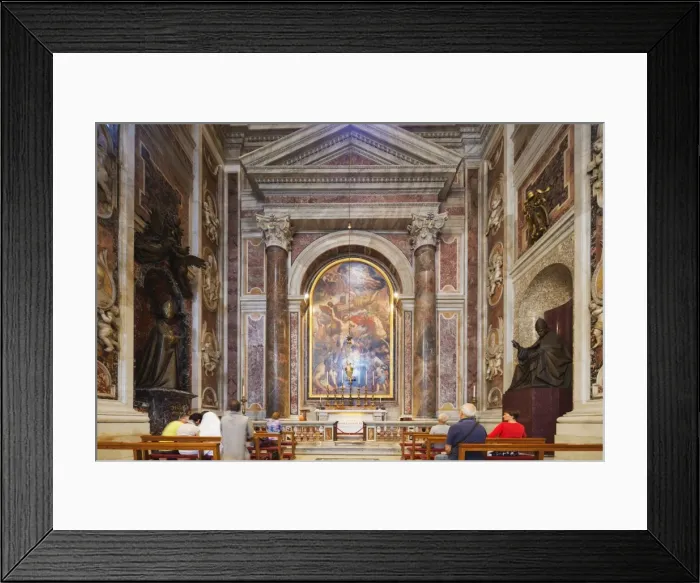 Framed Print : Inside St. Peters Basilica, Vatican City, UNESCO World Heritage Site, Rome, Lazio, Italy, Europe Framed Print : Inside St. Peters Basilica, Vatican City, UNESCO World Heritage Site, Rome, Lazio, Italy, Europe