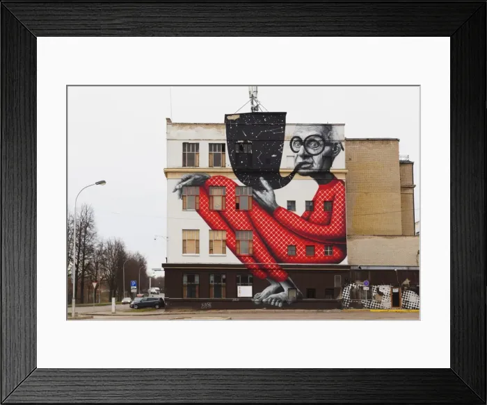 Framed Print : Wall art, Kaunas, Lithuania, Europe Framed Print : Wall art, Kaunas, Lithuania, Europe