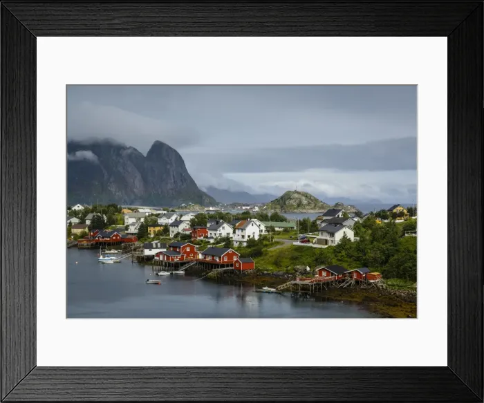Framed Print : View over Reine, Lofoten Islands, Arctic, Norway, Scandinavia, Europe Framed Print : View over Reine, Lofoten Islands, Arctic, Norway, Scandinavia, Europe