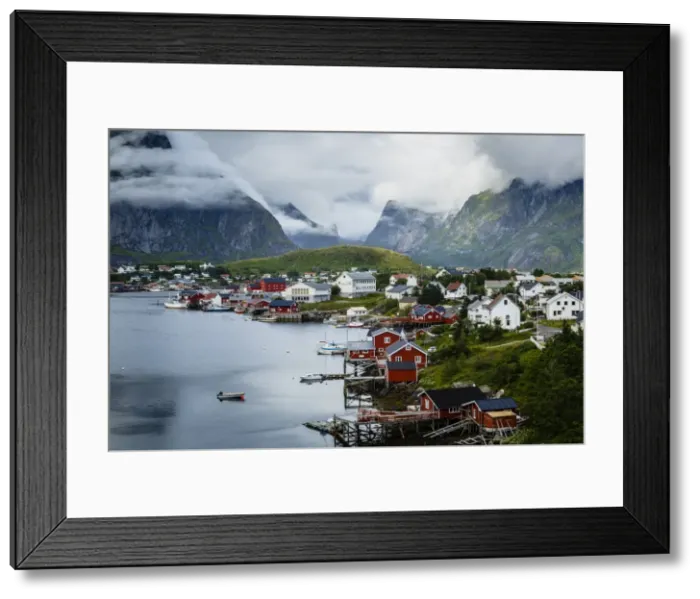 Framed Print : View over Reine, Lofoten Islands, Arctic, Norway, Scandinavia, Europe Framed Print : View over Reine, Lofoten Islands, Arctic, Norway, Scandinavia, Europe