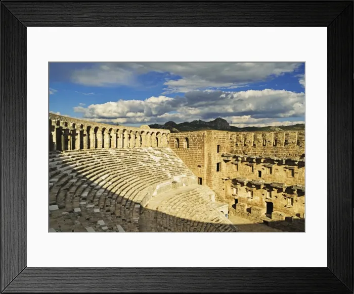 Framed Print : Roman Theatre and Taurus Mountains, Aspendos, Antalya Province, Anatolia, Turkey, Asia Minor, Eurasia Framed Print : Roman Theatre and Taurus Mountains, Aspendos, Antalya Province, Anatolia, Turkey, Asia Minor, Eurasia