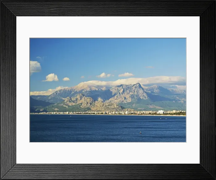 Framed Print : View of Taurus Mountains and Mediterranean Sea, Antalya Province, Anatolia, Turkey, Asia Minor, Eurasia Framed Print : View of Taurus Mountains and Mediterranean Sea, Antalya Province, Anatolia, Turkey, Asia Minor, Eurasia