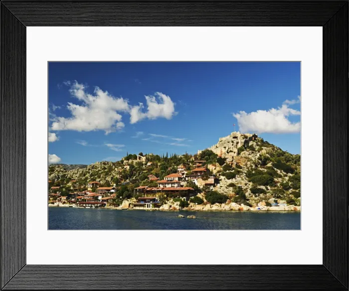 Framed Print : Kekova coastal region, near Demre, Mediterranean Sea, Antalya Province, Anatolia, Turkey, Asia Minor, Eurasia Framed Print : Kekova coastal region, near Demre, Mediterranean Sea, Antalya Province, Anatolia, Turkey, Asia Minor, Eurasia