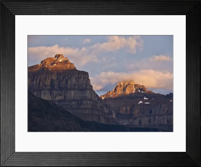 Framed Print : Early light on rugged peaks, Banff National Park, UNESCO World Heritage Site, Alberta, Rocky Mountains, Canada, North America Framed Print : Early light on rugged peaks, Banff National Park, UNESCO World Heritage Site, Alberta, Rocky Mountains, Canada, North America