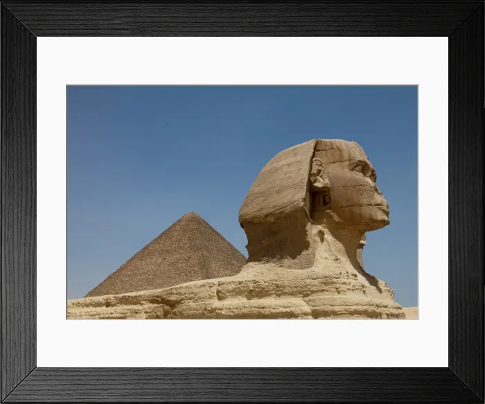 Framed Print : The Sphinx and the Great Pyramid in Giza, UNESCO World Heritage Site, near Cairo, Egypt, North Africa, Africa Framed Print : The Sphinx and the Great Pyramid in Giza, UNESCO World Heritage Site, near Cairo, Egypt, North Africa, Africa
