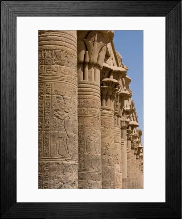 Framed Print : Columns in the ancient Egyptian Philae Temple, UNESCO World Heritage Site, Aswan, Egypt, North Africa, Africa Framed Print : Columns in the ancient Egyptian Philae Temple, UNESCO World Heritage Site, Aswan, Egypt, North Africa, Africa