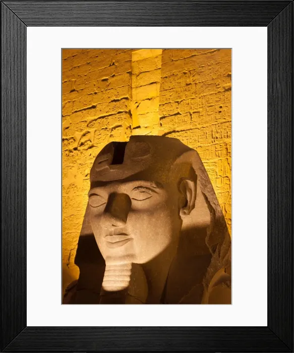 Framed Print : Statue in the ancient Egyptian Luxor Temple at night, Luxor, Thebes, UNESCO World Heritage Site, Egypt, North Africa, Africa Framed Print : Statue in the ancient Egyptian Luxor Temple at night, Luxor, Thebes, UNESCO World Heritage Site, Egypt, North Africa, Africa