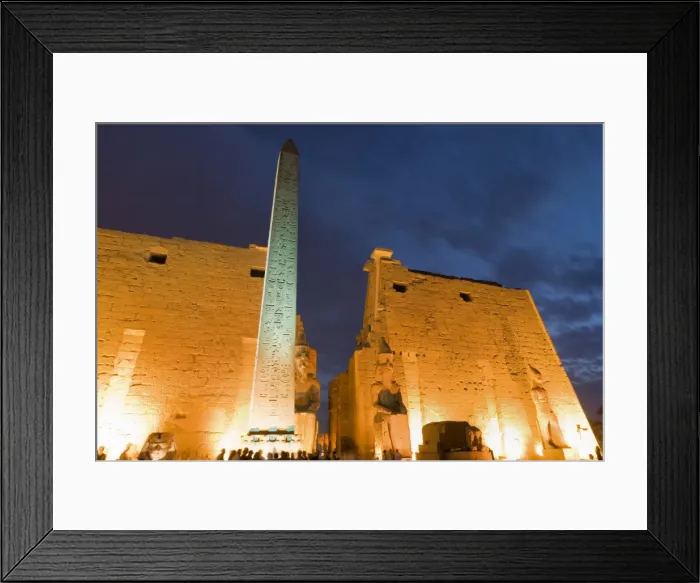 Framed Print : Obelisk in the ancient Egyptian Luxor Temple at night, Luxor, Thebes, UNESCO World Heritage Site, Egypt, North Africa, Africa Framed Print : Obelisk in the ancient Egyptian Luxor Temple at night, Luxor, Thebes, UNESCO World Heritage Site, Egypt, North Africa, Africa
