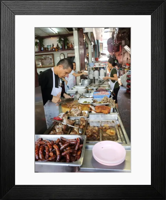 Framed Print : Restaurant, China Town, Bangkok, Thailand, Southeast Asia, Asia Framed Print : Restaurant, China Town, Bangkok, Thailand, Southeast Asia, Asia