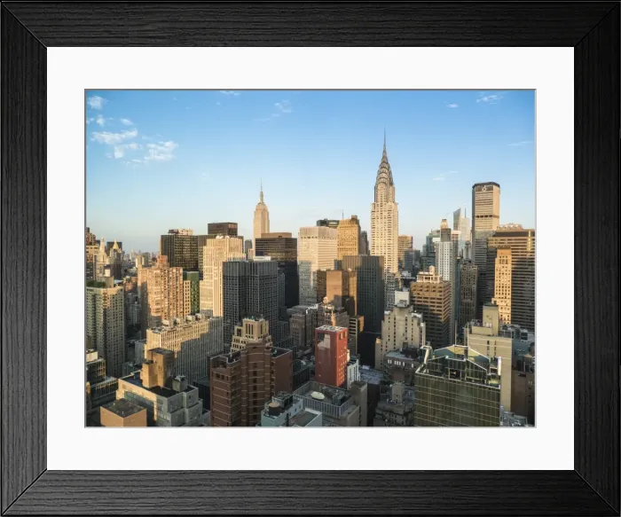 Framed Print : Manhattan skyscrapers including the Empire State Building and Chrysler Building, Manhattan, New York City, New York, United States of America, North America Framed Print : Manhattan skyscrapers including the Empire State Building and Chrysler Building, Manhattan, New York City, New York, United States of America, North America