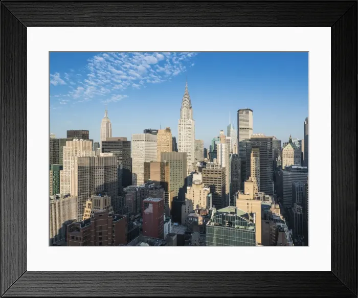 Framed Print : Manhattan skyscrapers including the Empire State Building and Chrysler Building, Manhattan, New York City, New York, United States of America, North America Framed Print : Manhattan skyscrapers including the Empire State Building and Chrysler Building, Manhattan, New York City, New York, United States of America, North America