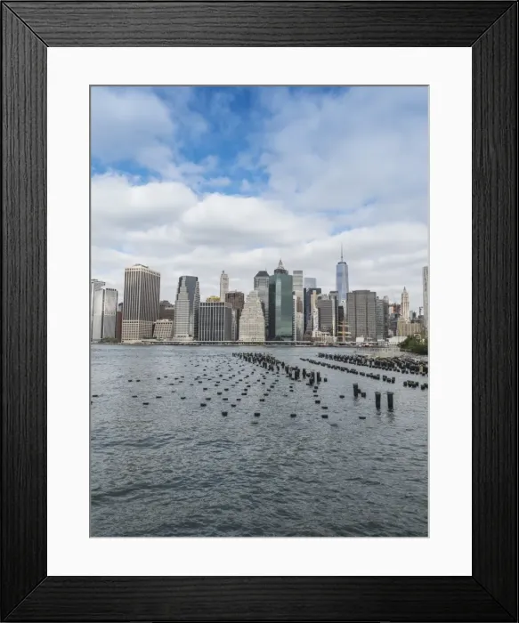 Framed Print : Lower Manhattan financial district skyline and East River, New York City, New York, United States of America, North America Framed Print : Lower Manhattan financial district skyline and East River, New York City, New York, United States of America, North America