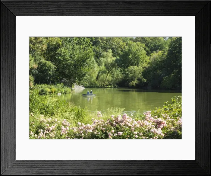 Framed Print : Boating on The Lake, Central Park, Manhattan, New York City, New York, United States of America, North America