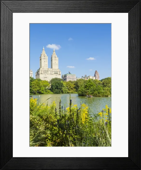 Framed Print : The Lake, Central Park with the San Remo Building beyond, Manhattan, New York City, New York, United States of America, North America Framed Print : The Lake, Central Park with the San Remo Building beyond, Manhattan, New York City, New York, United States of America, North America