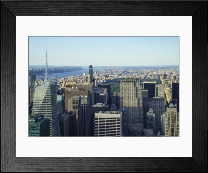 Framed Print : Manhattan skyline looking North, Manhattan, New York City, New York, United States of America, North America Framed Print : Manhattan skyline looking North, Manhattan, New York City, New York, United States of America, North America