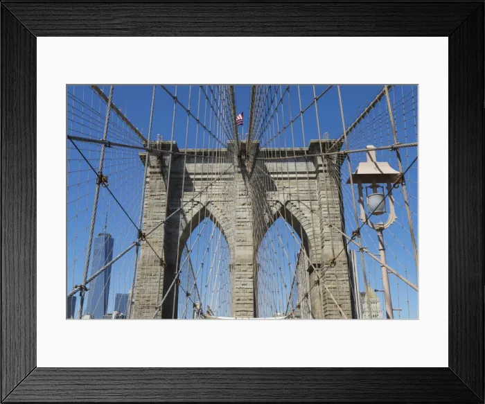 Framed Print : Brooklyn Bridge detail, Brooklyn, New York City, New York, United States of America, North America Framed Print : Brooklyn Bridge detail, Brooklyn, New York City, New York, United States of America, North America
