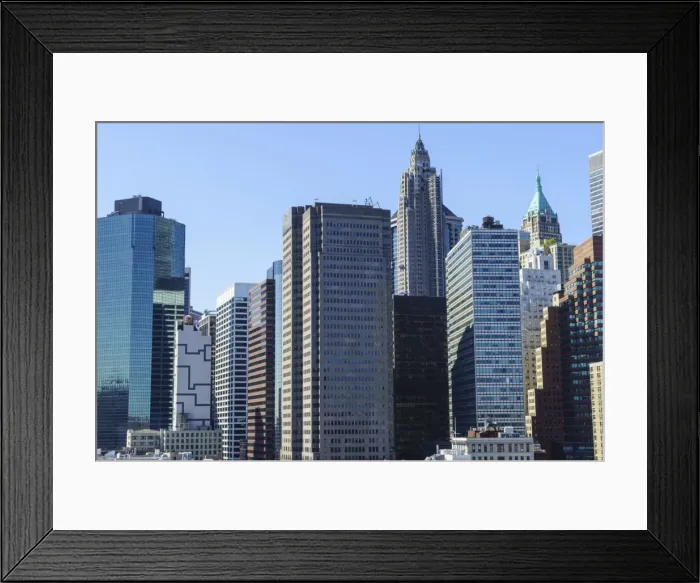 Framed Print : Modern skyscrapers in Lower Manhattans Financial District, New York City, New York, United States of America, North America Framed Print : Modern skyscrapers in Lower Manhattans Financial District, New York City, New York, United States of America, North America