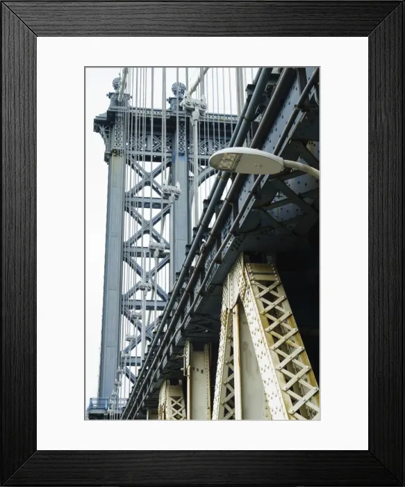 Framed Print : Manhattan Bridge detail, New York City, New York, United States of America, North America Framed Print : Manhattan Bridge detail, New York City, New York, United States of America, North America