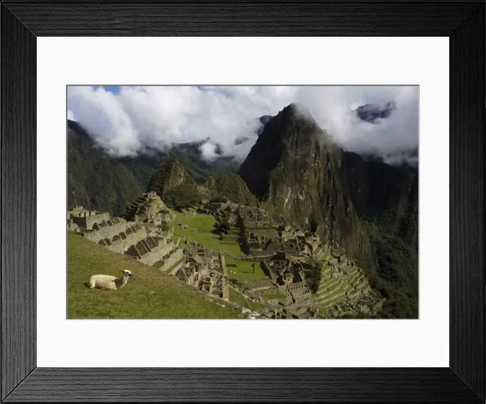 Framed Print : View over Machu Picchu, UNESCO World Heritage Site, Sacred Valley, Peru, South America Framed Print : View over Machu Picchu, UNESCO World Heritage Site, Sacred Valley, Peru, South America