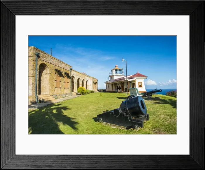 Framed Print : Fort King George, Scarborough, Tobago, Trinidad and Tobago, West Indies, Caribbean, Central America Framed Print : Fort King George, Scarborough, Tobago, Trinidad and Tobago, West Indies, Caribbean, Central America