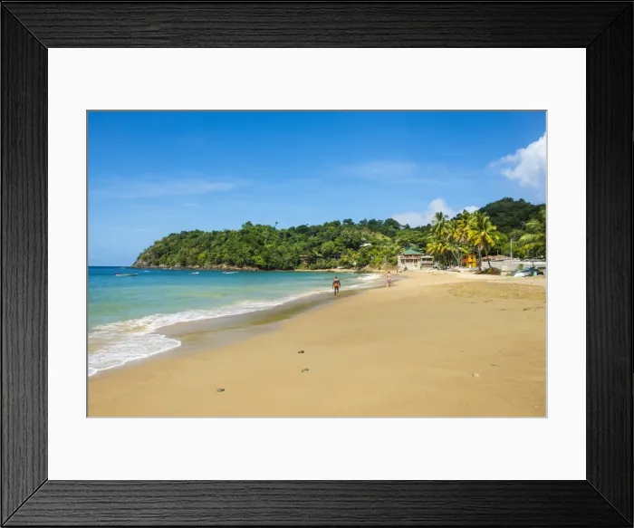 Framed Print : Beach of Castara, Tobago, Trinidad and Tobago, West Indies, Caribbean, Central America Framed Print : Beach of Castara, Tobago, Trinidad and Tobago, West Indies, Caribbean, Central America