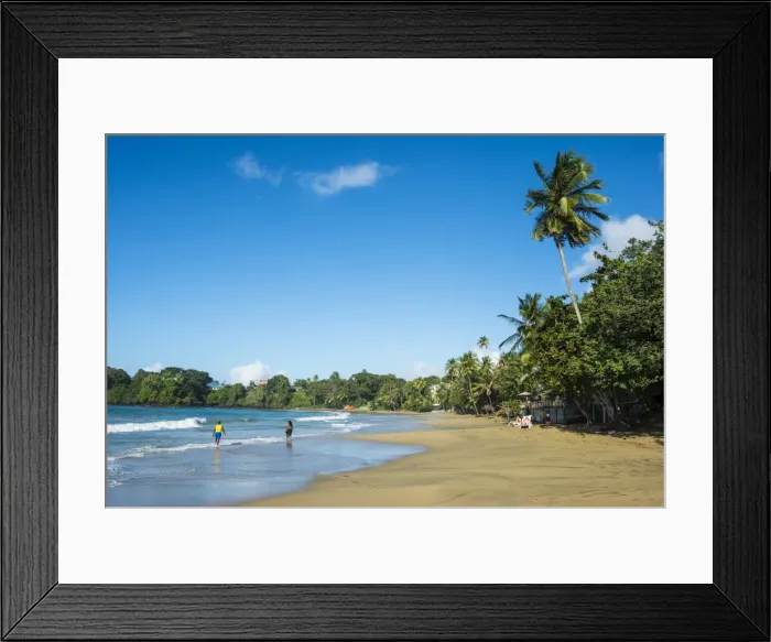 Framed Print : The beach of Stonehaven Bay, Tobago, Trinidad and Tobago, West Indies, Caribbean, Central America Framed Print : The beach of Stonehaven Bay, Tobago, Trinidad and Tobago, West Indies, Caribbean, Central America