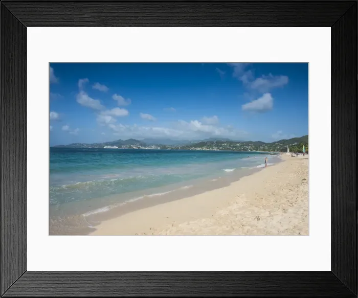 Framed Print : Long sandy beach of Grande Anse, Grenada, Windward Islands, West Indies, Caribbean, Central America Framed Print : Long sandy beach of Grande Anse, Grenada, Windward Islands, West Indies, Caribbean, Central America