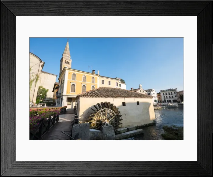Framed Print : Mills on Lemene River, Portogruaro, Veneto, Italy, Europe Framed Print : Mills on Lemene River, Portogruaro, Veneto, Italy, Europe