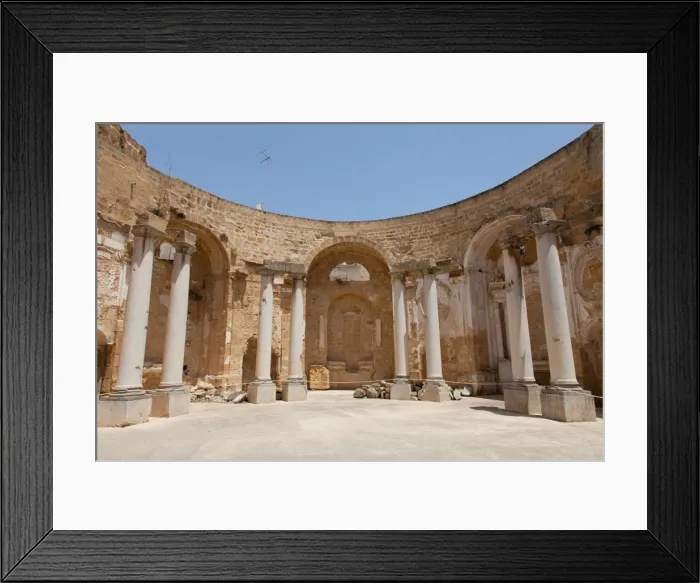Framed Print : Sant Ignazio Church ruins, Mazara del Vallo, Sicily, Italy, Europe Framed Print : Sant Ignazio Church ruins, Mazara del Vallo, Sicily, Italy, Europe