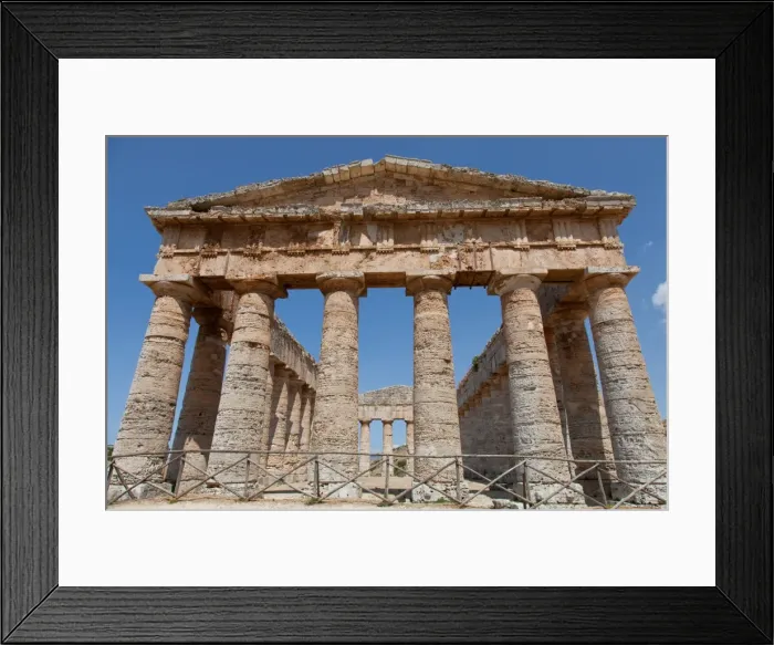Framed Print : The Doric Temple of Segesta, the most important Elymian city in Sicily, Italy, Europe Framed Print : The Doric Temple of Segesta, the most important Elymian city in Sicily, Italy, Europe