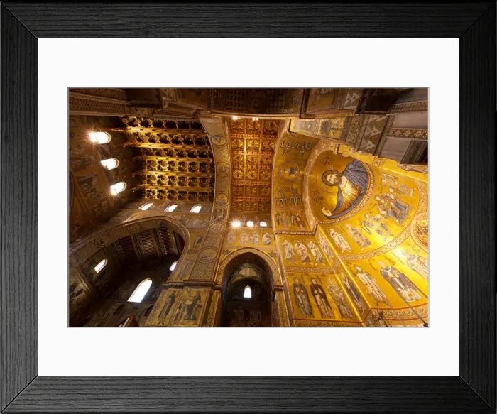 Framed Print : Interior, Santa Maria Nuova Cathedral, Monreale, Palermo, Sicily, Italy, Europe Framed Print : Interior, Santa Maria Nuova Cathedral, Monreale, Palermo, Sicily, Italy, Europe